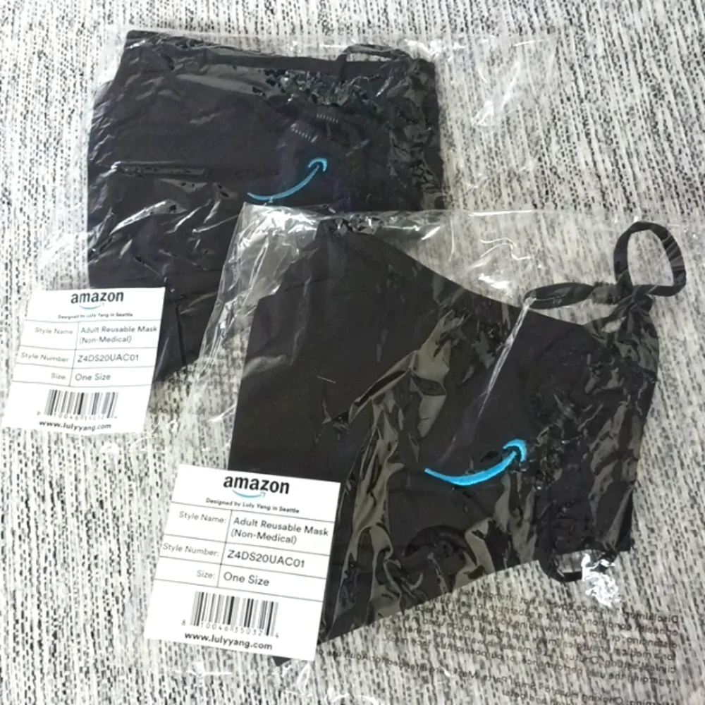 2 × Amazon, LULY YANG reusable mask